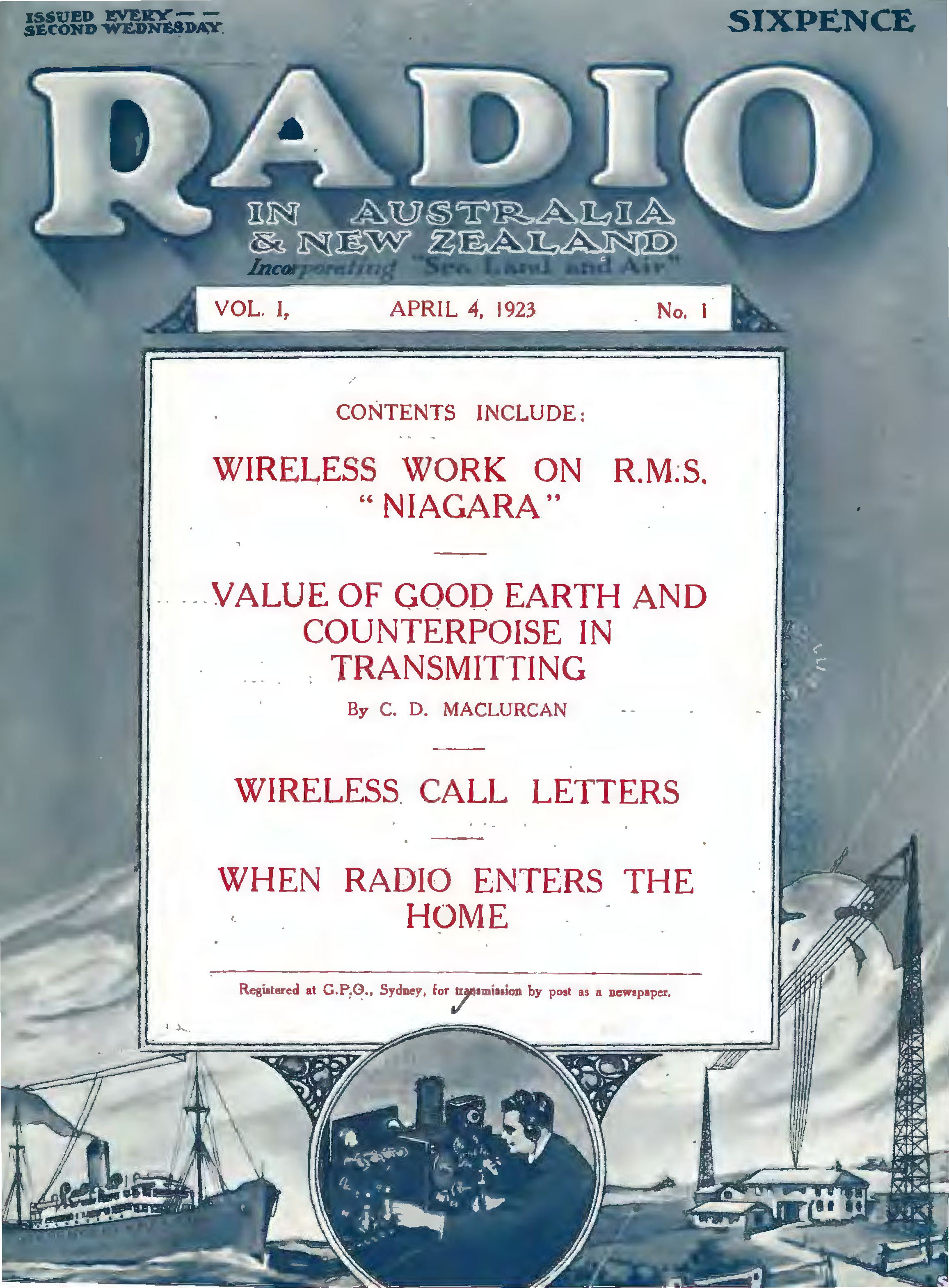 Radio in Australia and New Zealand Apr 1923