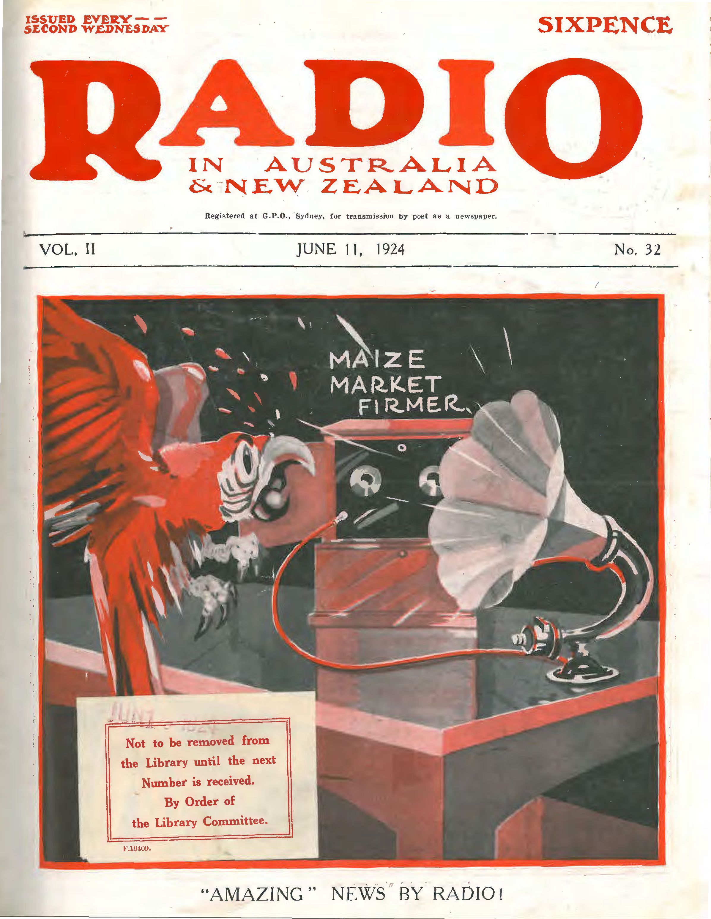 Radio in Australia and New Zealand Jun 1924